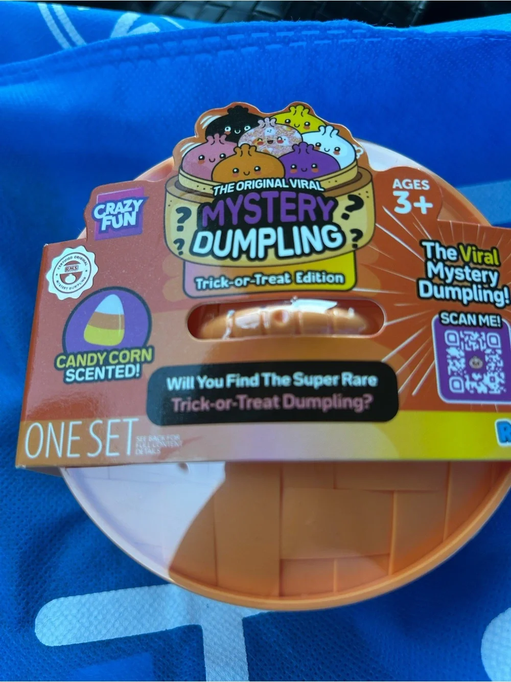 RMS candy corn Mystery Dumpling - Orange Trick-or-Treat Edition.  Unopened